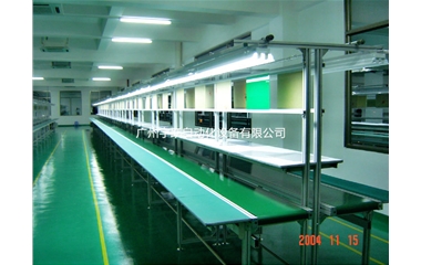 雙層皮帶線、工廠流水線