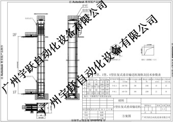 往復式垂直輸送機技術(shù)方案